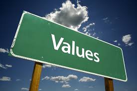 values sign